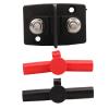 Nutriess Dual M8 Terminal Block Power Distribution 2 X M8 Studs 2pcs Black Red Insulator Cars Ships Efficient Connection view 4