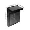 Angoily Plastic Doorbell Cover Rainproof Access Control Shell for Outdoor Use Compatible Attendance Machines and Doorbells Easy Installation view 2