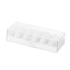 DIYEAH Multi-Compartment Cable Storage Box Versatile Wire Organizer for Tidy Desktops Semi-Transparent Design for Easy Access for Use view 1