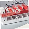 DIYEAH Multi-Compartment Cable Storage Box Versatile Wire Organizer for Tidy Desktops Semi-Transparent Design for Easy Access for Use view 3