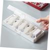 DIYEAH Multi-Compartment Cable Storage Box Versatile Wire Organizer for Tidy Desktops Semi-Transparent Design for Easy Access for Use view 4