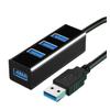 ACGTUY USB 3.0 4 Ports HUB Splitter High Speed Multi Splitter USB Adapter Expander Cable for Desktop PC Adapter USB HUB(120cm,White) view 2