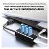 ACGTUY USB 3.0 4 Ports HUB Splitter High Speed Multi Splitter USB Adapter Expander Cable for Desktop PC Adapter USB HUB(120cm,White) view 3