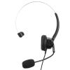 Call Center Headset, Noise Cancelling Headphones with 150 Impedance, Adjustable Microphone for Home, Office, RJ9 Landline Phones view 3