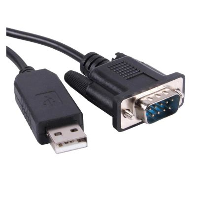 LINGQE PL2303TA USB DB9 RS232 Serial Adapter Male Null Modem Crossed Converter Cable(Standard DB9 COM)