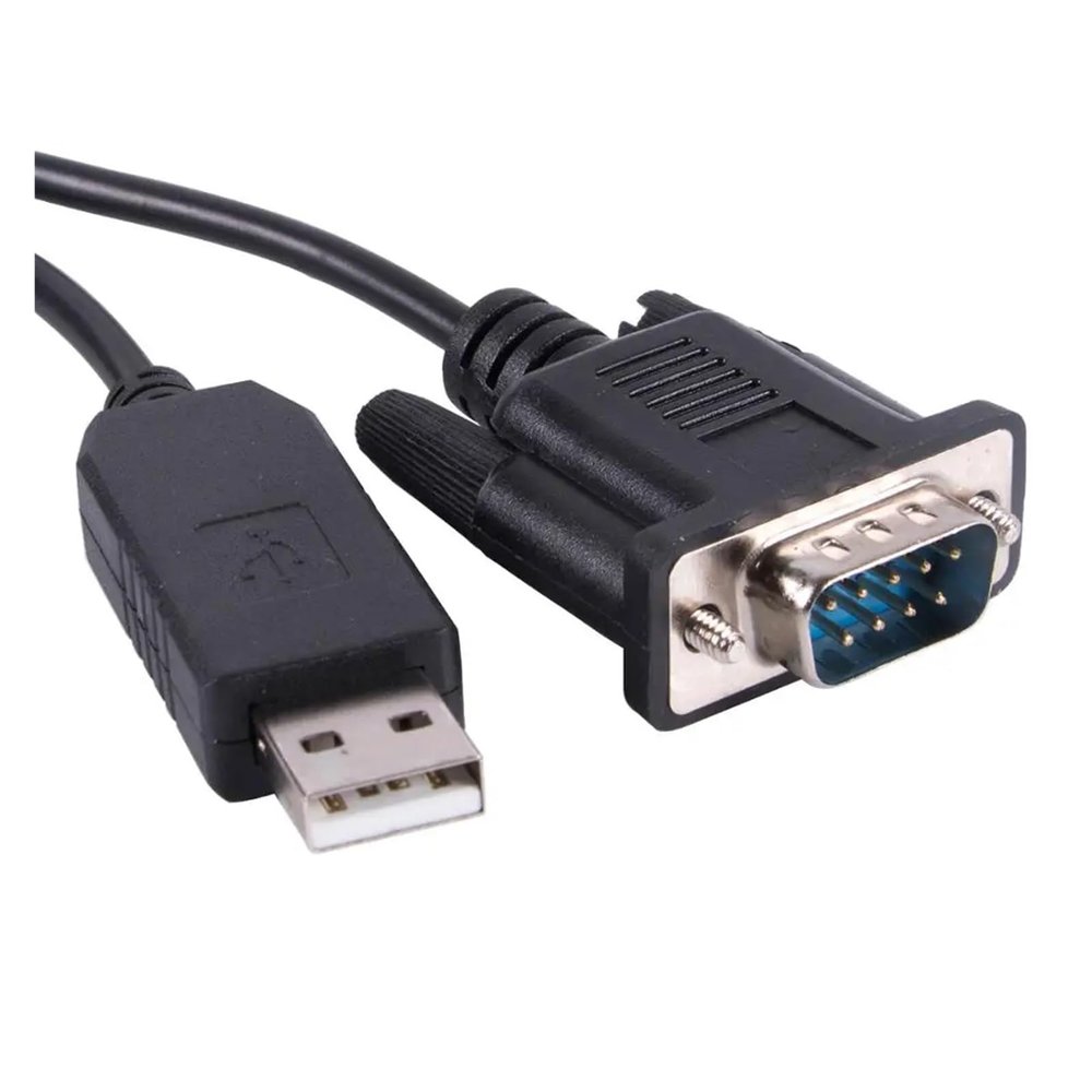 LINGQE PL2303TA USB DB9 RS232 Serial Adapter Male Null Modem Crossed Converter Cable(Standard DB9 COM)
