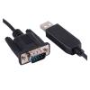 LINGQE PL2303TA USB DB9 RS232 Serial Adapter Male Null Modem Crossed Converter Cable(Standard DB9 COM) view 4
