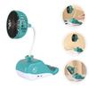 DIYEAH Rechargeable Usb Desk Fan Smartphone Holder Stand Versatile Portable Fan Hose for Hands Use for Watching Videos Quiet view 2