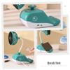 DIYEAH Rechargeable Usb Desk Fan Smartphone Holder Stand Versatile Portable Fan Hose for Hands Use for Watching Videos Quiet view 4