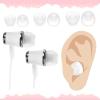 15 Pairs Earbud Tips, Clear Silicone Ear Bud Replacement Tip in-Ear Headphones Soft Earbud Covers Eartips Fit Most in-Ear Earbud15 Pairs, S/M/L Sizes view 4