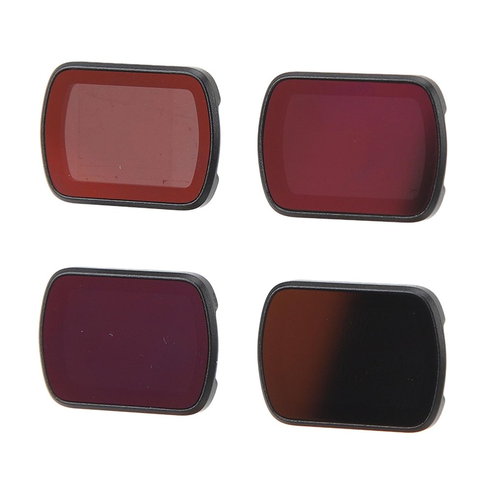 Action Camera ND Filter Set ND16 ND64 ND256 ND1000 Aluminum Alloy Frame Multi Coated Lens Filter Kit for 3 Sports