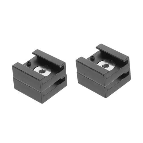 Angoily 2sets Hot Shoe Mount Adapter Multi-Function Extension Bracket for Cameras Versatile Connector for Accessories and Photography Enhancement