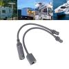 1200Mbps Satellite RJ45 Adapter with Rubber, Copper, and Shielding for Gen3 Rectangular,IP68 Water Proof, Compatible with Various Devices view 2