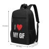 AMZWZSH I Love My GF Girlfriend Travel Laptop Backpack, Business Anti Theft Slim Sturdy Laptops Backpacks, College Computer Bag Gift for Men & Women Fits 17 Inch Notebook,Black view 3