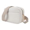 Alomejor Camera Shoulder Bag, PU Leather Camera Bag with Large Capacity, Trendy Camera Bag for Shopping Travel (White) view 2