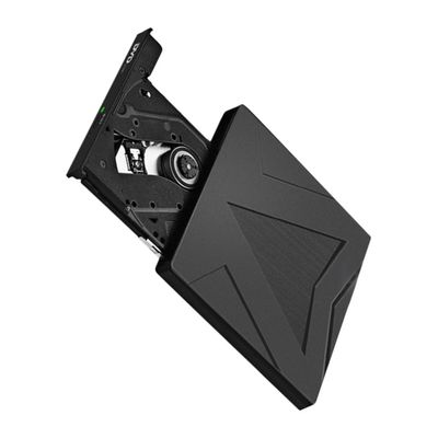 Angoily External DVD Drive with USB and Type-c Portable Cd DVD Reader for Laptop and Fast Data Transfer Compatible with Pc and