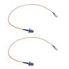 2pcs Fakra C Male to SMA Male Antenna Adapter Cable, Anti-interference, Premium Metal+rubber Material, Universal Fit For Car Gps Wlan Coaxial Cables view 2
