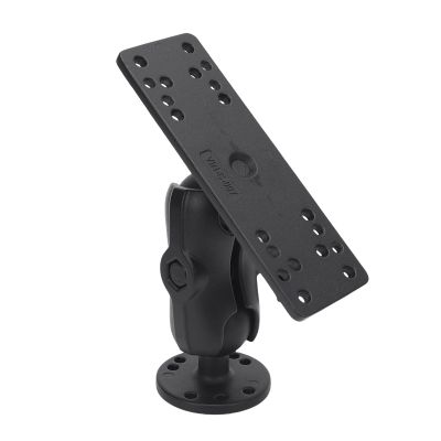 Fish Finder Mount, Aluminum Alloy Arm with Ball Head for Fish Finder, GPS Devices, T, Replacement for Kit, Drill Base, Backup Camera Screen Track, (8.7cm/3.4")