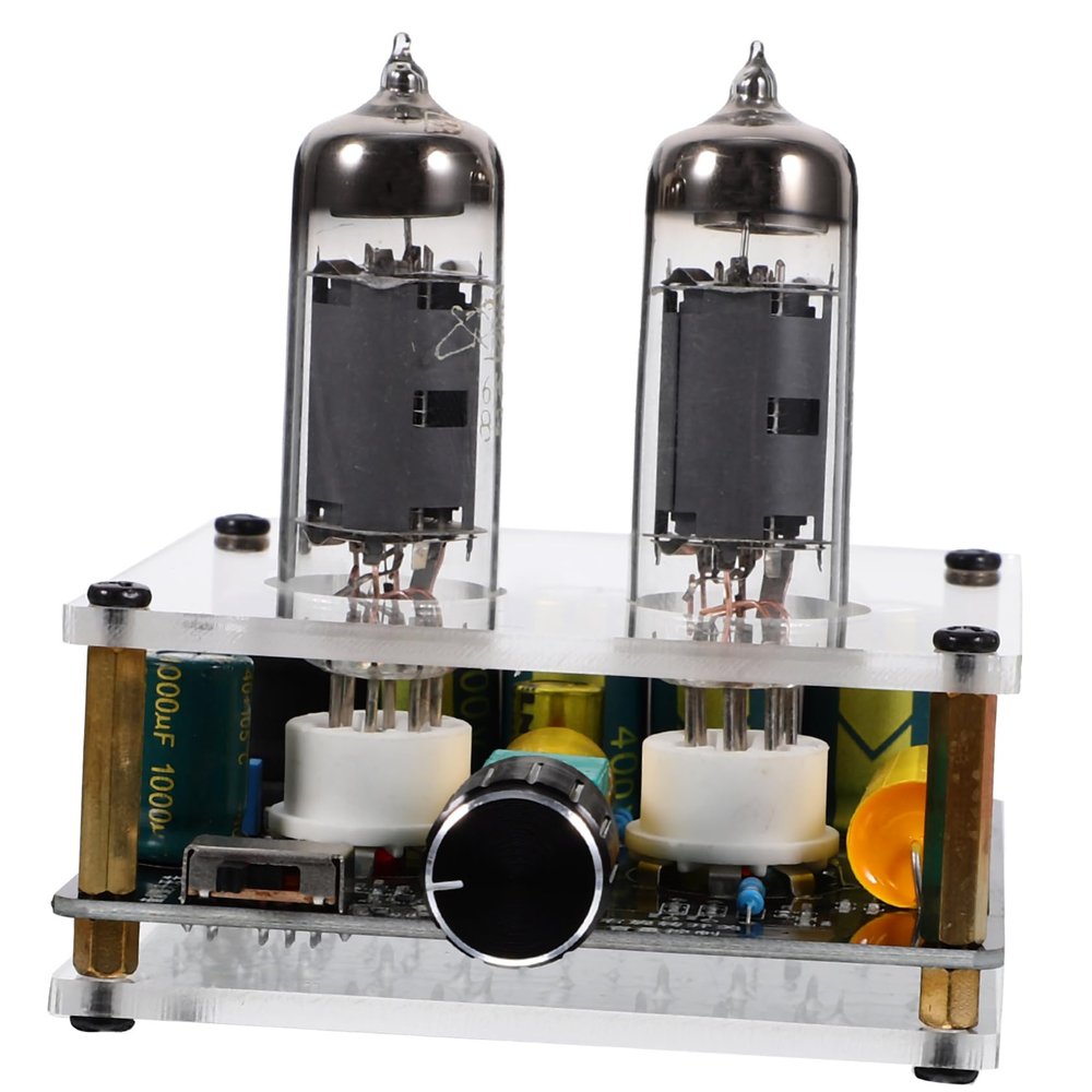 SECFOU Tube Preamp for Turntable Stereo Preamp Tube Board Sound System Enhancer