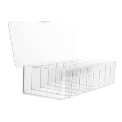 Angoily Cord Management Box Lid Compartment Charging Cord Organizer for Electronics Dust Cable Storage for Home Office and Travel