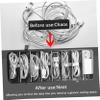DIYEAH Electronics Organizer Box with Lid Cable Storage Compartments for Travel Home Efficient Charging Cord Organizer Portable and Lightweight Design view 2