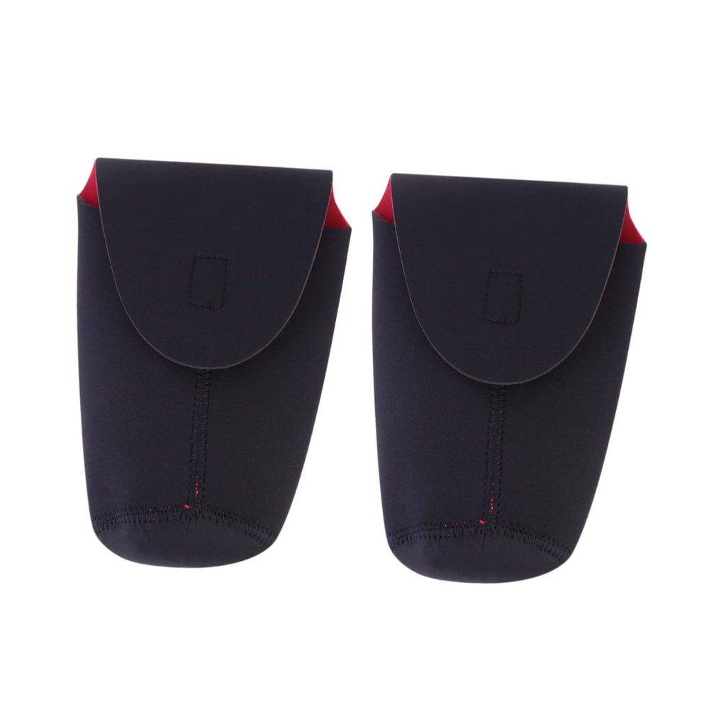 Angoily 2pcs Lens Pouch Bag Camera Lens Bag Sleeve Diving Material Case Protective Wrap for Photography Drop-resistant and Crash