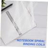 Housoutil 100pcs Double Binding for Notebooks Photo Albums Projects Loose Leaf for Home Office and School Use view 3