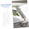 Housoutil 100pcs Double Binding for Notebooks Photo Albums Projects Loose Leaf for Home Office and School Use view 4
