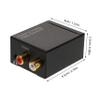 Holibanna Portable Digital to Analog Audio Converter Jack Optical to Audio Adapter for Rv Theater and Setup Wide Compatibility view 2