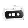 Kisangel 4pcs Blank Cassette Tapes Plastic Case for DIY Retro Music Voice Recording Surprise Party and Birthday Decorations view 2