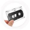 Kisangel 4pcs Blank Cassette Tapes Plastic Case for DIY Retro Music Voice Recording Surprise Party and Birthday Decorations view 3