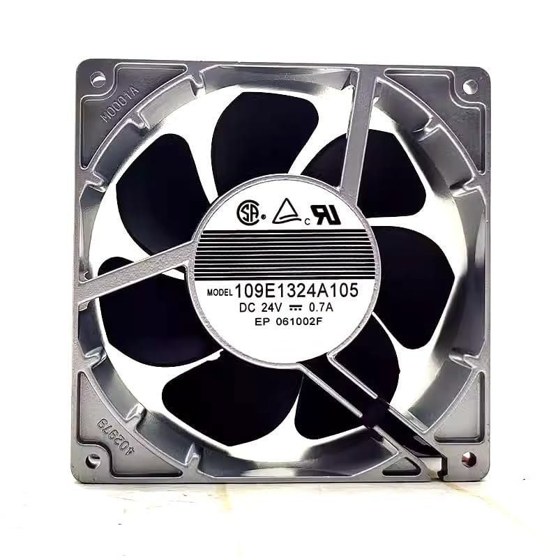 109E1324A105 DC24V 0.7A 12738 2-Wire 127x127x38mm 127mm Inverter Cooling Fan