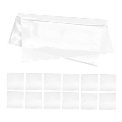 DECOMELODY 24pcs Vinyl Record Sleeves Water-resistant Protective Covers for Vinyl Records Lightweight and Plastic Outer Sleeves for Enhanced Album Display and Storage