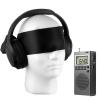 Dunzy 3 Pcs Ghost Hunting Equipment Starter Kit with Ghost Box Headphones and Blindfold Paranormal Investigation Hunting Device for Home Office Outdoor view 1