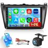 [Qualcomm 8 Core 4+64G] Car Radio for Mazda 6 2007-2012 with Wireless Carplay and Android Auto - 9 Inch 1280 * 720 IPS Touchscreen Android Car Stereo - DSP/GPS/SWC/Bluetooth + AHD Backup Camera view 1