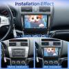 [Qualcomm 8 Core 4+64G] Car Radio for Mazda 6 2007-2012 with Wireless Carplay and Android Auto - 9 Inch 1280 * 720 IPS Touchscreen Android Car Stereo - DSP/GPS/SWC/Bluetooth + AHD Backup Camera view 2