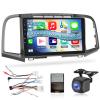 [2+64G] NHOPEEW Car Radio for Toyota Venza 2008-2016 with Wireless Carplay and Android Auto - 9 Inch Touch Screen Android Car Stereo - DSP/WiFi/GPS Navigation/SWC/Bluetooth + AHD Backup Camera view 1