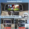 [2+64G] NHOPEEW Car Radio for Toyota Venza 2008-2016 with Wireless Carplay and Android Auto - 9 Inch Touch Screen Android Car Stereo - DSP/WiFi/GPS Navigation/SWC/Bluetooth + AHD Backup Camera view 2