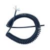 Spiral Telescopic Spring Coiled Cable Wire - Pure Spiral Telescopic Wire Spring Shielded Wire 5 Cores 24AWG 0.2mm square Stretch 1 Meter to 14 Meters Spiral Cable spiral extension(Stretch 11 meter) view 1