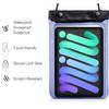 Universal eReader Waterproof Case Cover Tablet Protective Pouch Holder Compatible with 7" Kindle Paperwhite, Oasis/Kobo Libra Colour/Pocketbook/iPad mini 7 8.3" 2024, Mini 6th Generation (Blue) view 2