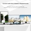 WD19 Thunderbolt Docking Station USB C,Dual Monitor Single 5K or Dual 4K Triple Display with 180W Power Adapter, (1*Thunderbolt C, 2 DP, 1 HDMI, 2 USB C, 3 USB, 1 RJ45, 2 3.5 Ports, 1 DC Power) view 3