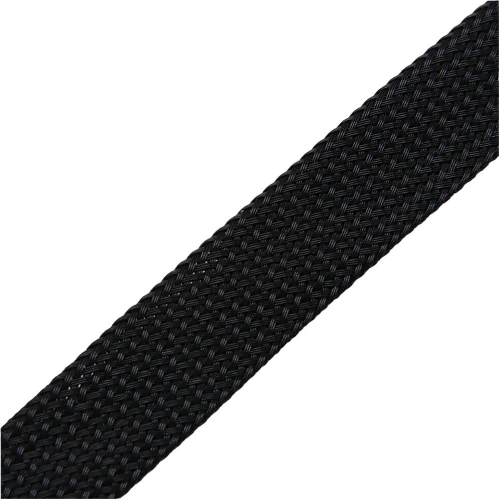 MENDDAC Heat shrinkable tubing, 2:1 Braided Cable Sleeve, Nylon Heat Shrink Tube, Retardant Shrinkable Wire Wrap Sheath Protection Cable Organizer 1pc(16MMx50 Meters)