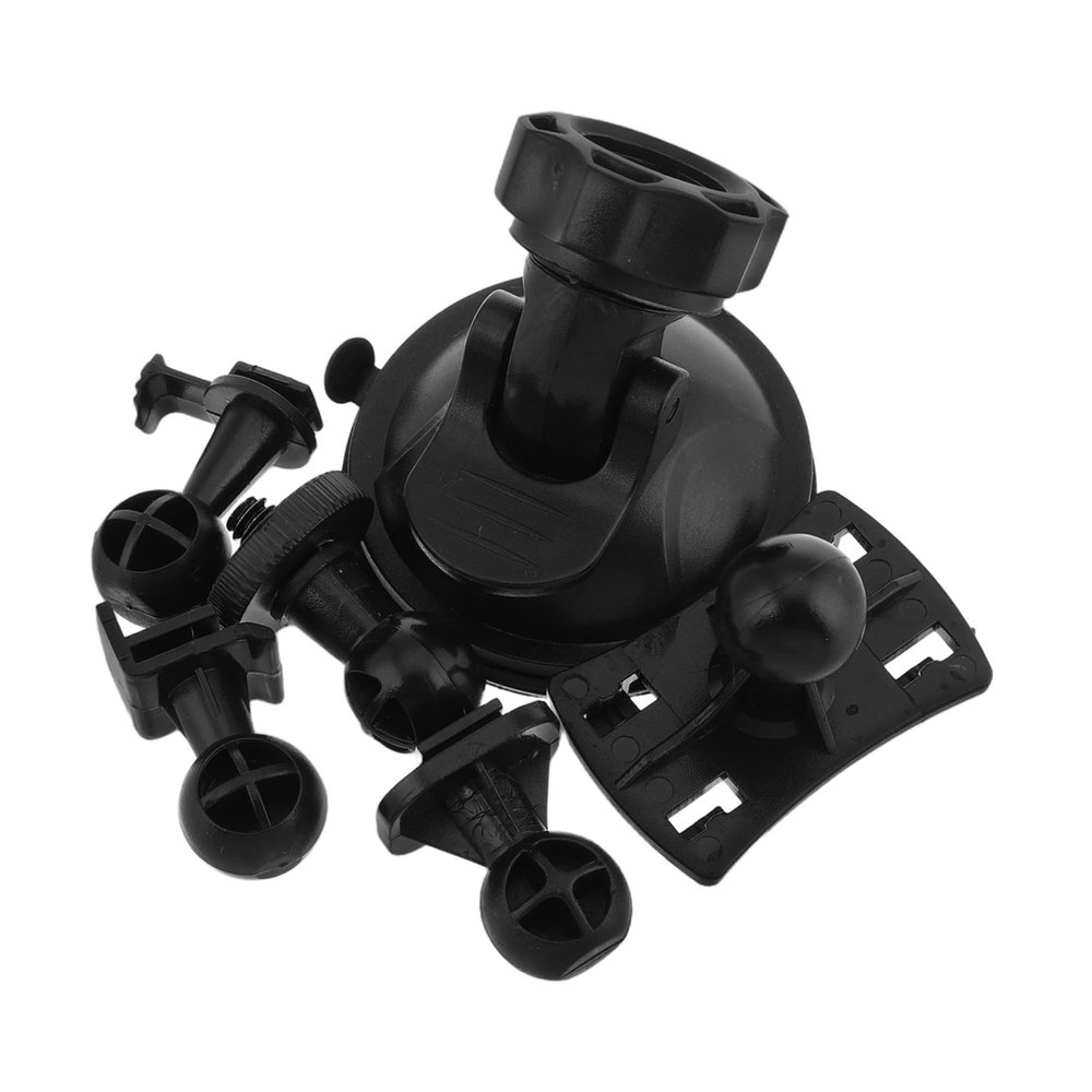 ULTECHNOVO 6pcs Car Suction Cup Mount Bracket for Driving Recorder Suction Cups Square Buckle Plastic for Windshield Dashboard