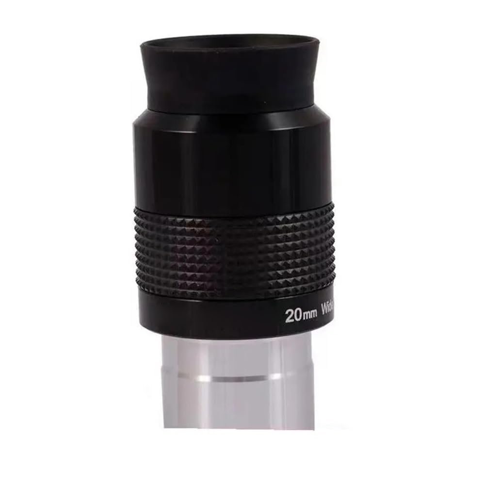 1.25-inch 15mm 20mm 68-Degree Wide-Angle Eyepiece Astronomical Telescope(20mm)