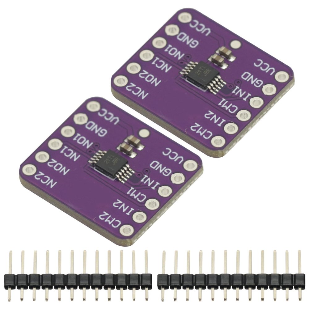 2Pcs TS5A23157 Dual Channel 10 SPDT Analog Switch Module Development Board