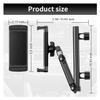 Adjustable Car Headrest Tablet Holder  [3-in-1 Extension Arm] Universal Fits 4.7-12.9" Device Like Pro/Air/Mini, Galaxy Tablets  Foldable Back Seat Mount for Kids, Road Trip Travel Essentials view 2
