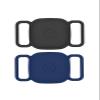 Case for Tile by Life360 Mate Bluetooth Tracker for Dog, Cat, Pets,WUNIAKSuitable for Pet Collar Design,Soft Silicone Protective Portable Scratch Shock Resistant1 Black+1 Blue view 1