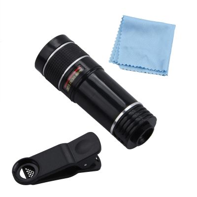 Long Focus Zoom Telephoto Lens Phone Camera Lens Kit 20X Mobile Telephoto Lens with Clip for Most Mobile Phones Accessory