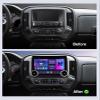 11.5" 2K QLED Android 13 Car Stereo for Chevy Silverado & GMC Sierra 1500 2500HD 3500HD (2014-2018) - 8-Core 6GB+128GB Wireless CarPlay Android Auto with Dual Knobs, Support Bose (Fiber Optic) view 2