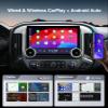 11.5" 2K QLED Android 13 Car Stereo for Chevy Silverado & GMC Sierra 1500 2500HD 3500HD (2014-2018) - 8-Core 6GB+128GB Wireless CarPlay Android Auto with Dual Knobs, Support Bose (Fiber Optic) view 4